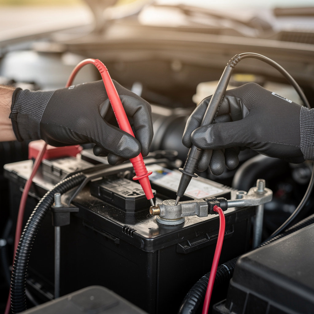Miguel's Auto Service technician performing expert electrical system diagnosis and repair in San Diego